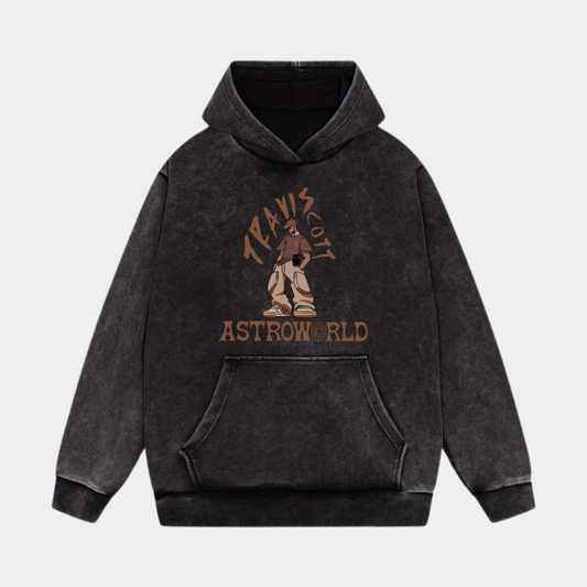 ASTROWORLD OVERSIZED ACID WASH HOODIE