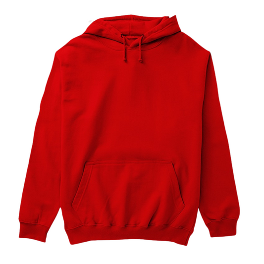 HEAVYWEIGHT OVERSIZED RED HOODIE