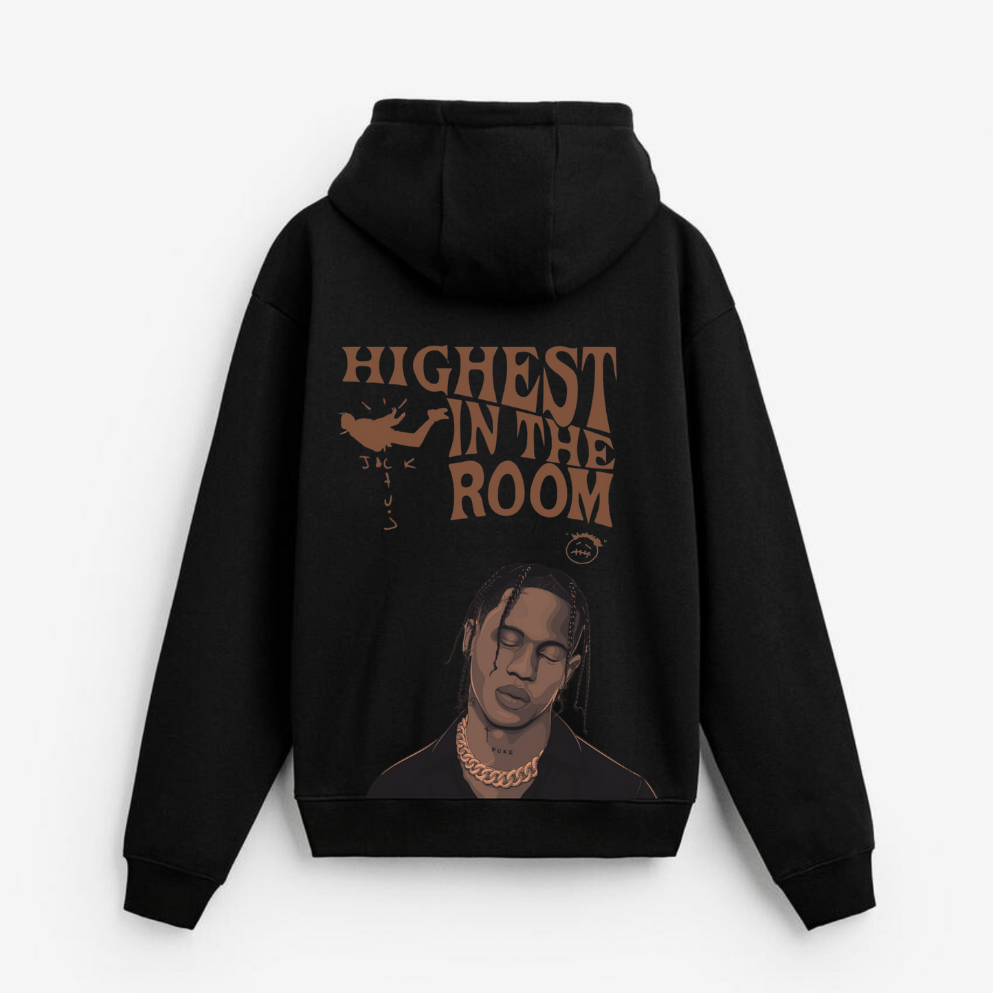 ASTROWORLD OVERSIZED BLACK HOODIE