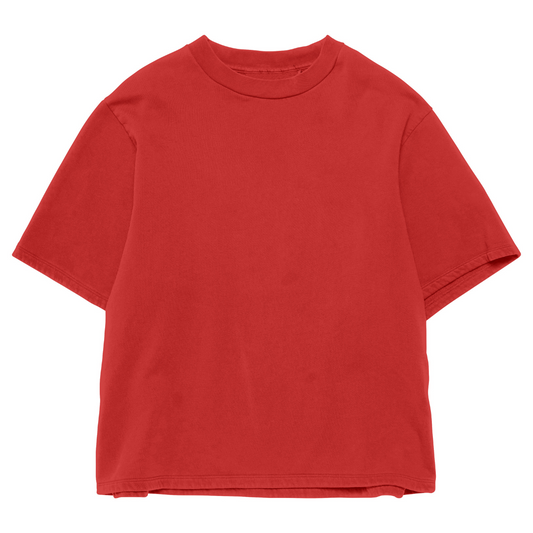 PLAIN RED OVERSIZED T-SHIRT