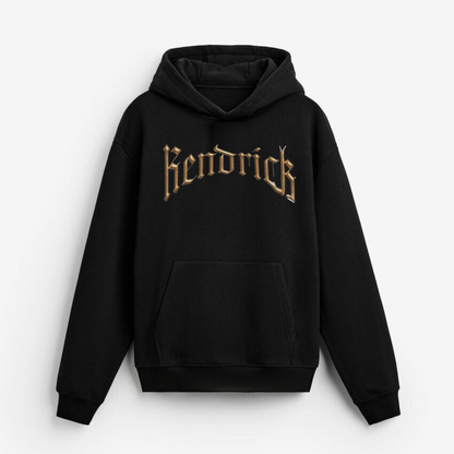 KENDRICK LAMAR OVERSIZED BLACK HOODIE