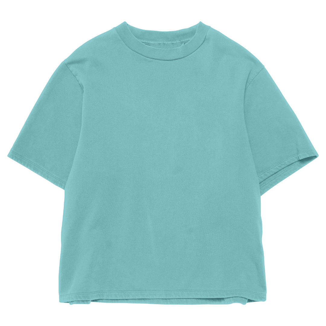 PLAIN SKY BLUE OVERSIZED T-SHIRT