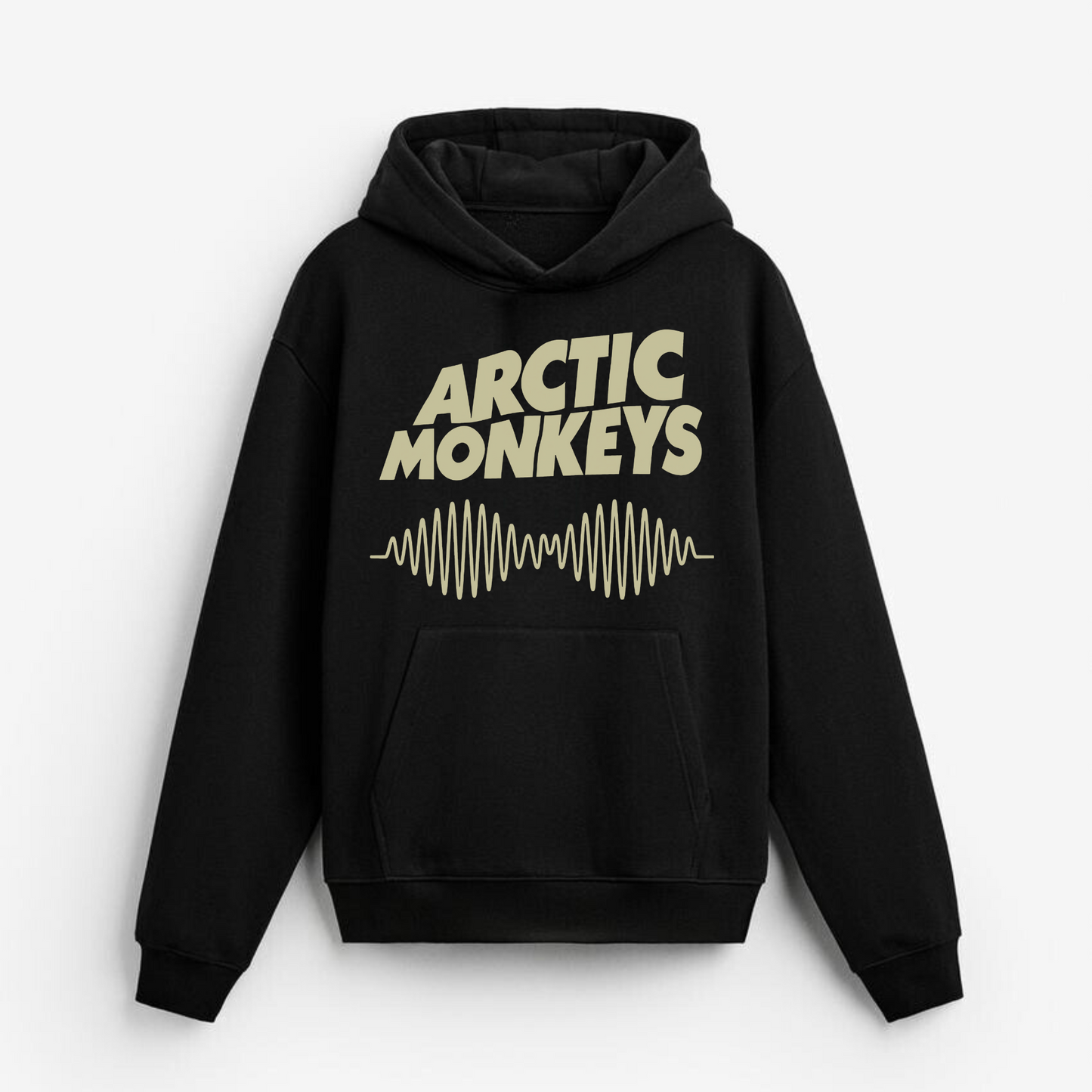 ARCTIC MONKEYS OVERSIZED BLACK HOODIE