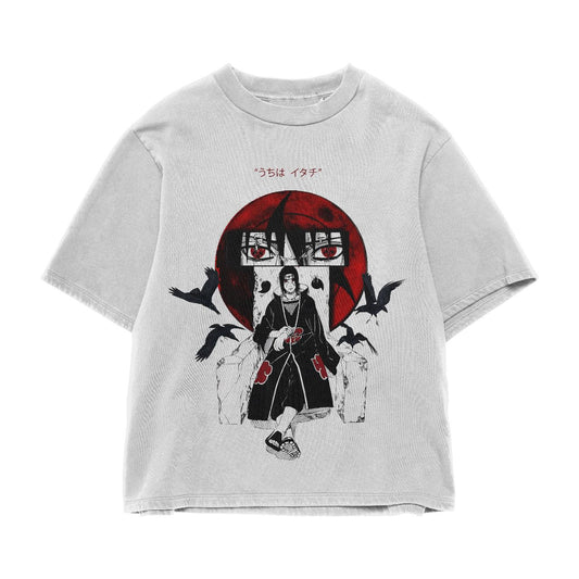 ITACHI WHITE OVERSIZED T-SHIRT