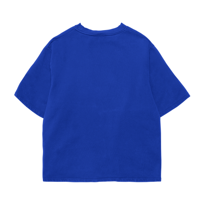 PLAIN ROYAL BLUE OVERSIZED T-SHIRT