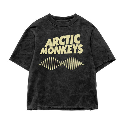 ARCTIC MONKEYS ACID WASH OVERSIZED T-SHIRT