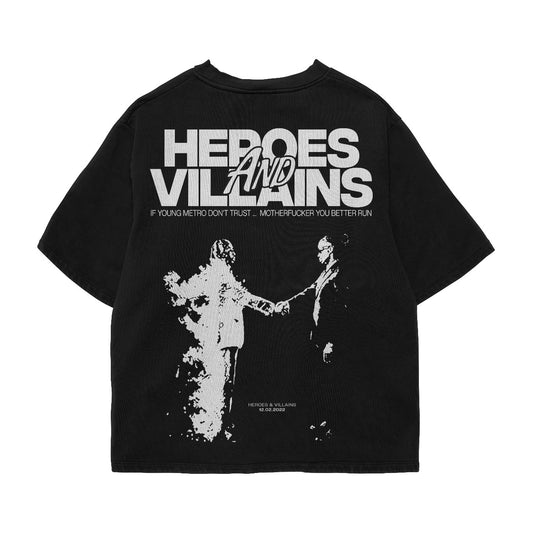 HEROES & VILLAINS OVERSIZED T-SHIRT