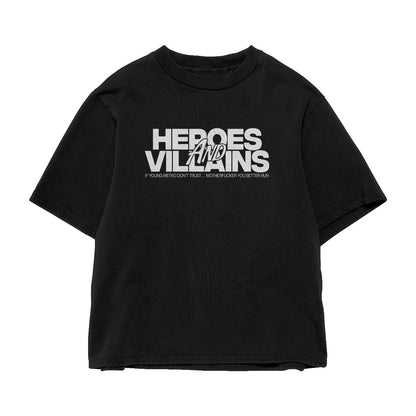 HEROES & VILLAINS OVERSIZED T-SHIRT