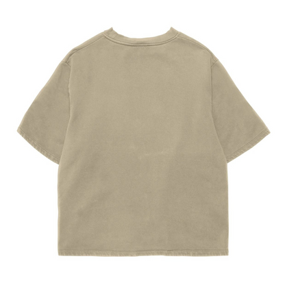 PLAIN BEIGE OVERSIZED T-SHIRT