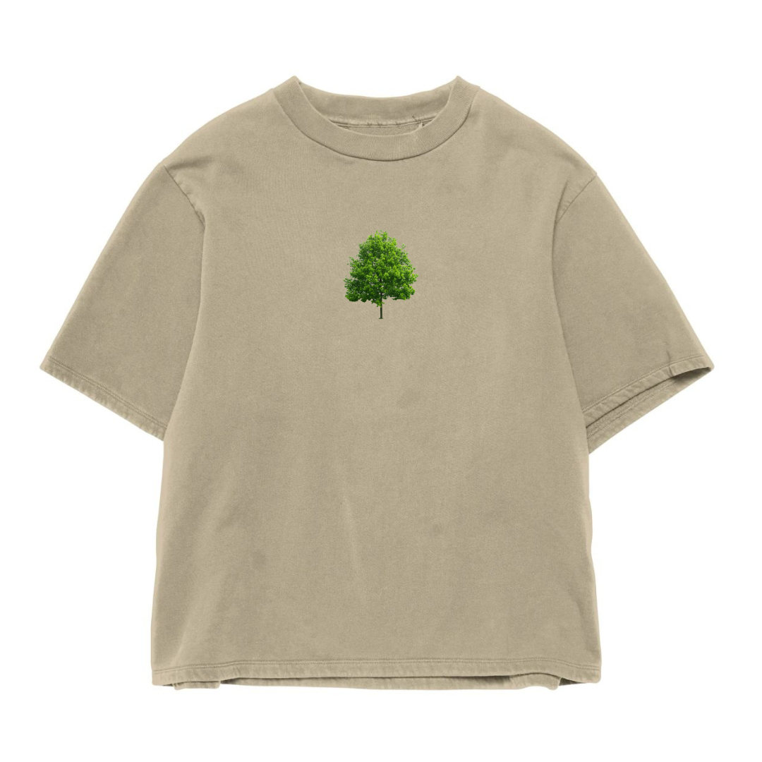 MONEY TREES BEIGE OVERSIZED T-SHIRT